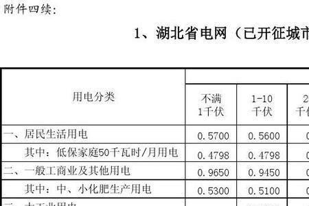 湖北合表电价申请条件