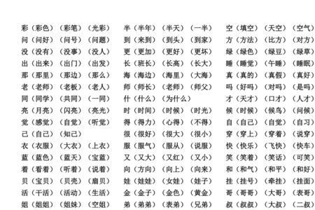 样组词伴组词