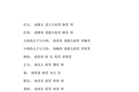 贵州写包称呼大全