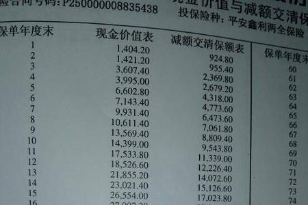 平安鸿利04交满20年划算吗