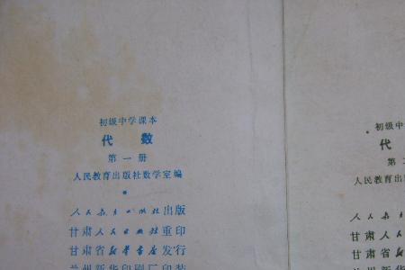 初中几何代数是两本书吗