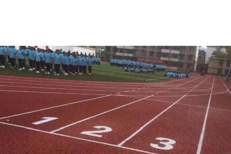 300米环形跑道操场占地