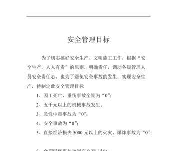 什么是安全目标