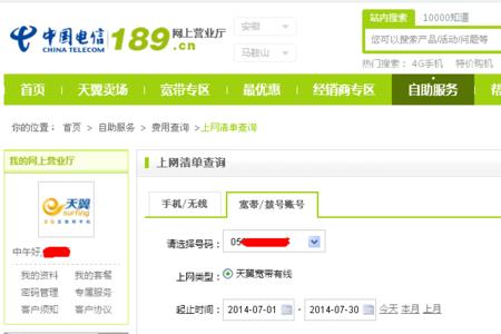 下载了电信营业厅查清单怎么弄
