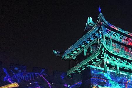 2022衢州水亭门中秋节灯光秀时间