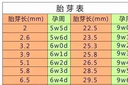 孕周数和实际月份对照表