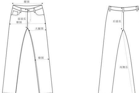 牛仔裤2728尺码是怎么量的
