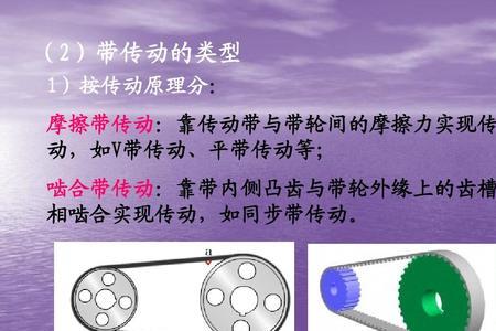 v带传动属于什么型传动