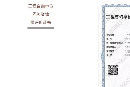 咨询资质与资信的区别