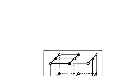 四氧化三铁晶胞结构示意图