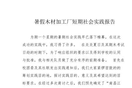 工厂社会实践活动内容怎么写