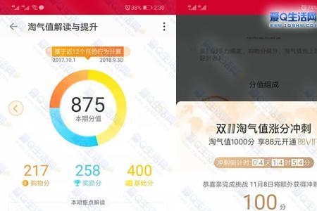 淘气值一个评价能涨多少