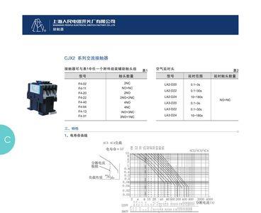 交流接触器jzc1-22说明书