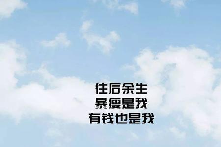 往后余生忠于一人文案
