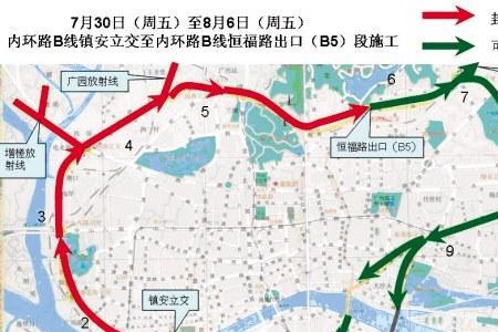 广州内环路实线变道拍照点