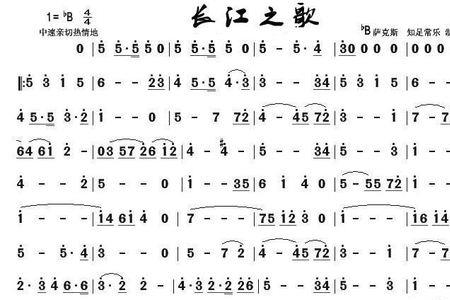 关于长江的歌有哪些