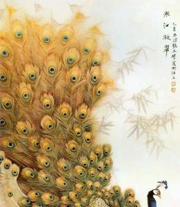 关于孔雀的诗句