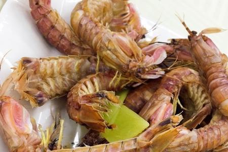 头菜白灼濑尿虾正宗做法