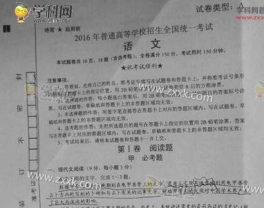 高考语文有标准答案吗