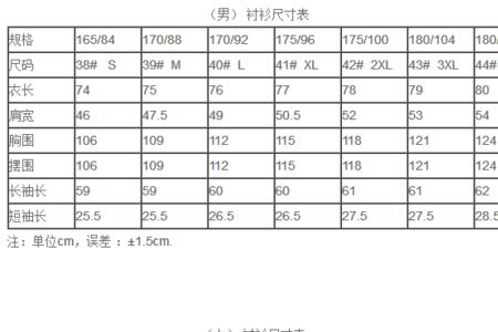 身高173体重58男生穿多大码西装