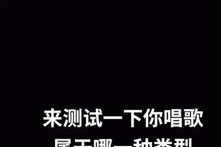 唱歌属于什么类型的