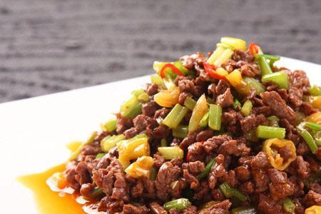 炒牛肉末 王刚
