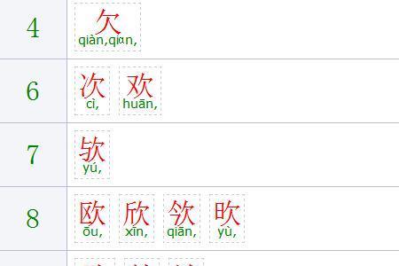 言字旁加欠念什么