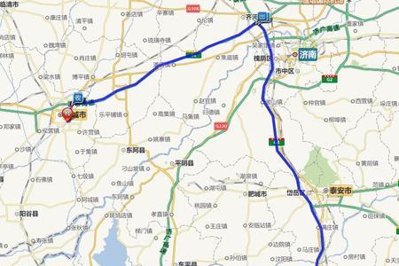 聊城到青岛路线
