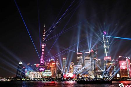 旅游节东方明珠塔灯光秀时间表