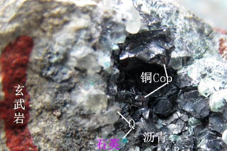 沥青玄武岩和石灰岩的外观区别