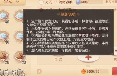 梦幻西游天捷星烹饪配方