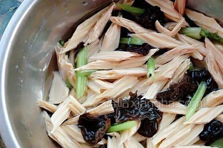 豆腐竹丝的凉拌方法