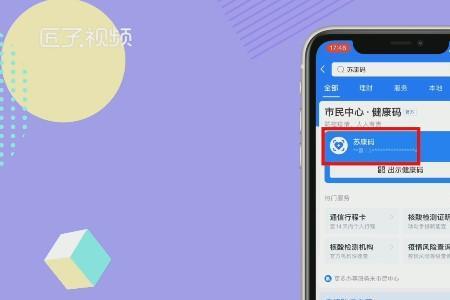 苏康码怎么查看小孩的