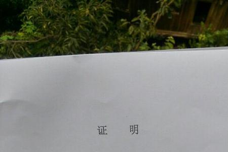 农村户口证明要到哪个单位写