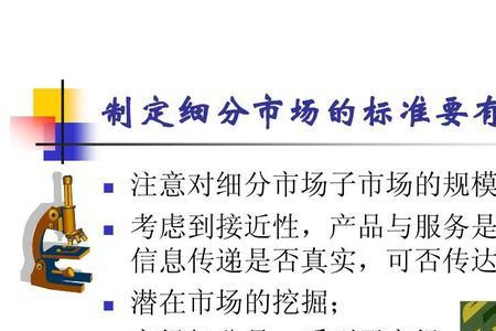 市场细分的标准和实质是什么