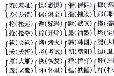率的形近字组词