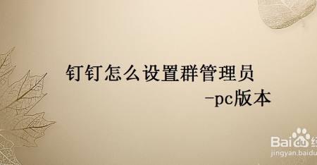 一个群可以设几个管理
