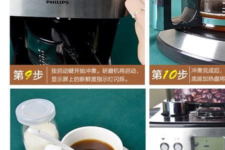 飞利浦咖啡机提示图标