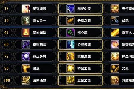 魔兽世界100神牧和戒律牧哪个好