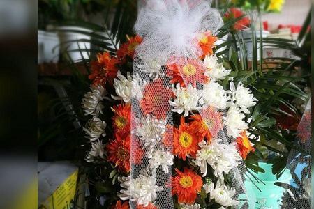 同学去世送花篮怎么写