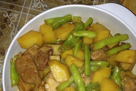 五花肉豆角土豆做法