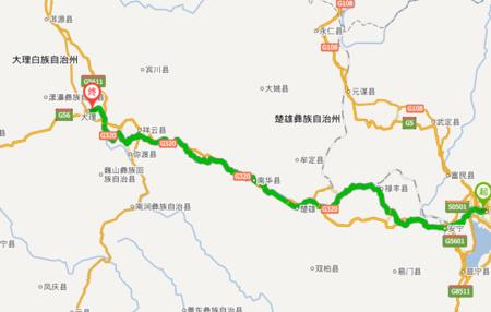 大理到保山不上高速要多长时间