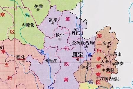 成都与雅安边界