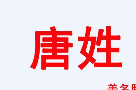 唐姓男孩取名大全2022年