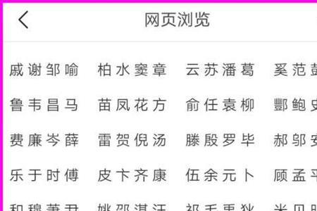 使用最少的10个姓