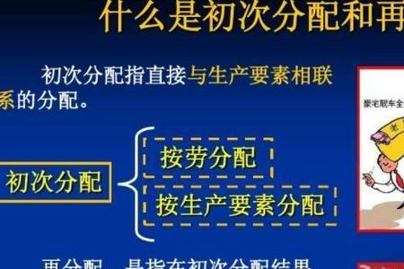 怎么样区分初次分配和再分配