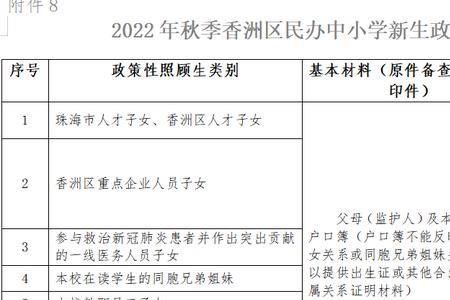 珠海公立小学插班生怎么申请