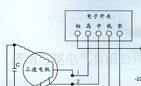 风机盘管调速开关怎么接线