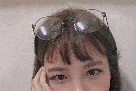 刘海盖住眉毛好看吗