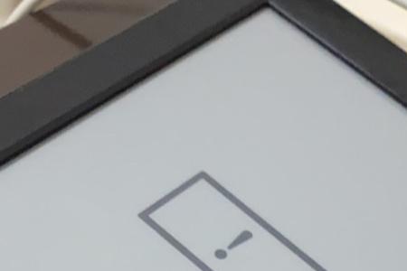 kindle充电灯不亮屏幕感叹号